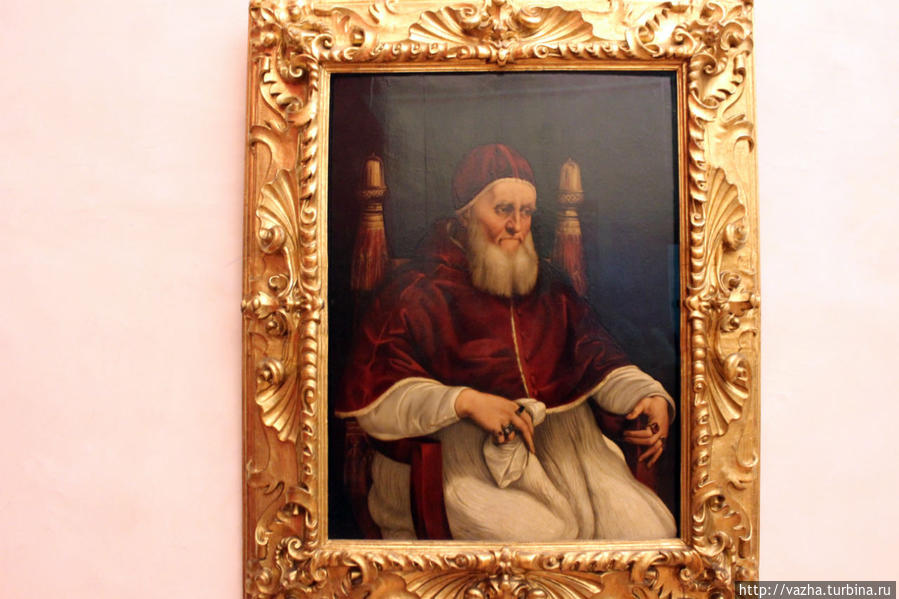 Папа римский Юлий второй. Рафаэль Флоренция, Италия