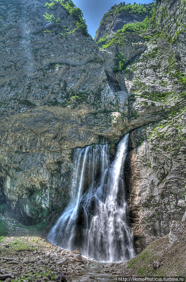 Гега Гегское ущелье и водопад, Абхазия