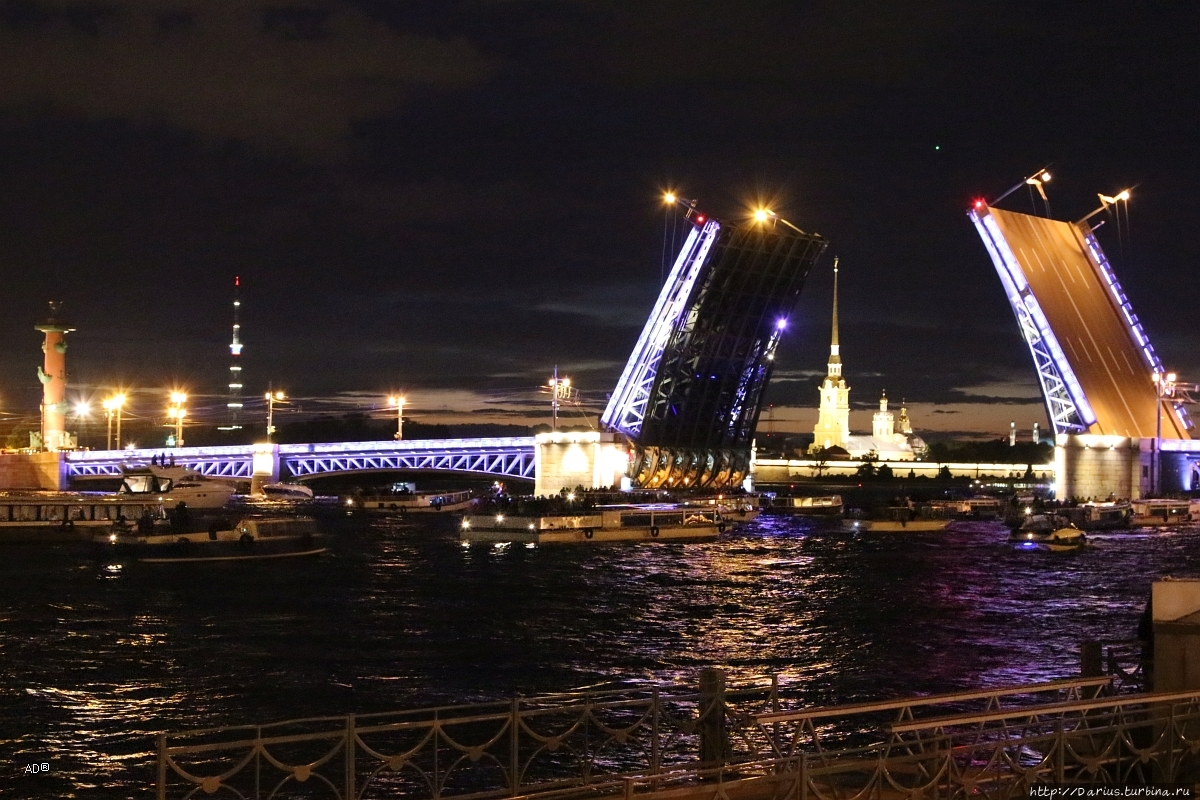 Санкт-Петербург 2017 — Развод мостов Санкт-Петербург, Россия