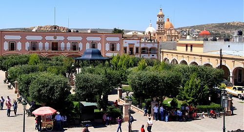 Исторический центр города Сомбререте / Centro historico Sombrerete