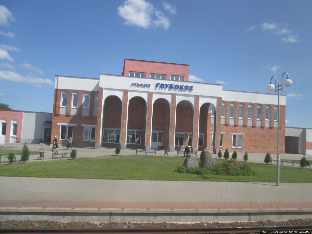 Прогулка от центра до вокзала Глубокое, Беларусь