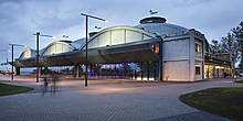 Ангары гидросамолетов в Леннусадам. Фото: К. Хааген, Леннусадам, Эстонский морской музей