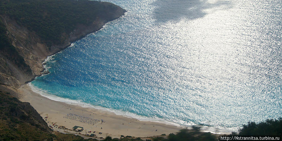 пляж Миртос Остров Кефалония, Греция