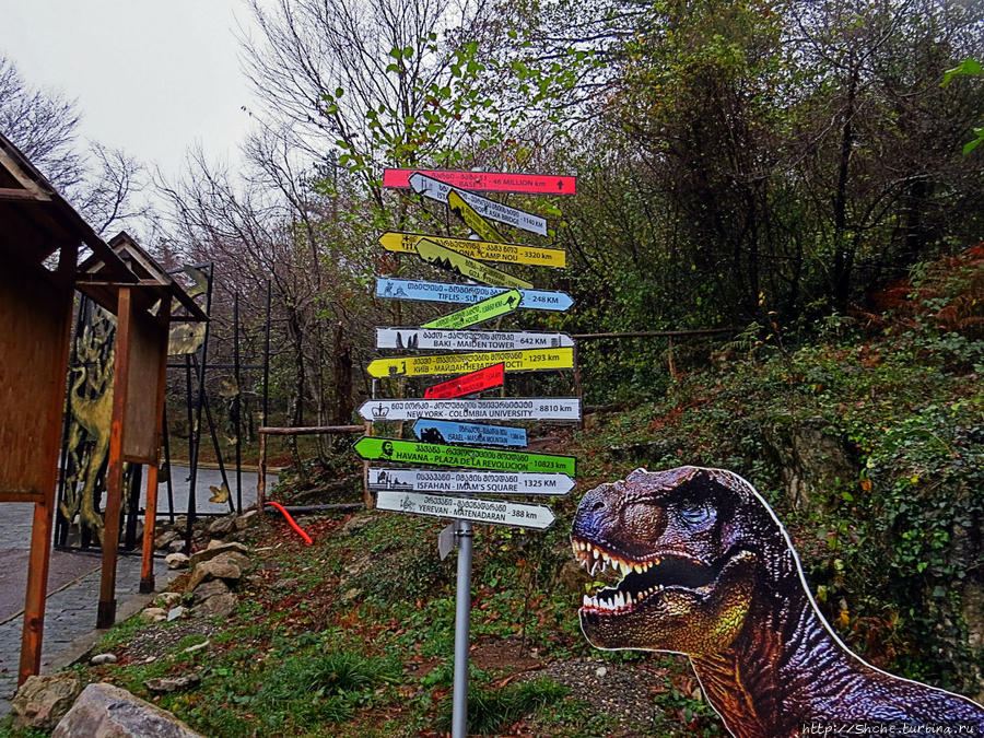 Прогулка после динозавров Сатаплия Природный Парк, Грузия