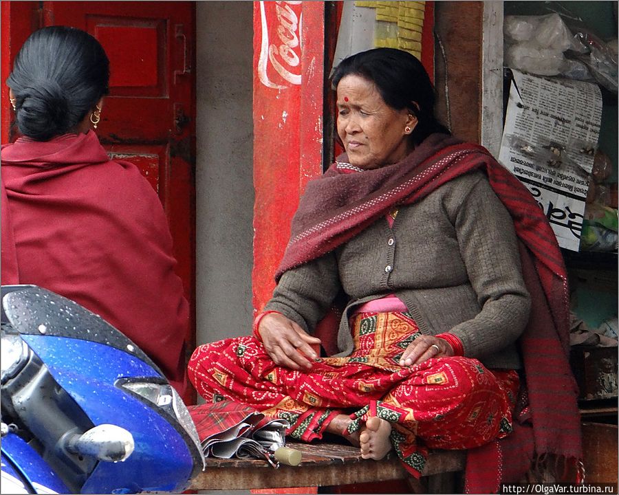 Торговка в Катманду Зона Багмати, Непал