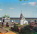 Ярославль. 1911. Церковь Иоанна Златоуста в Коровниках (1649-1654), Общий вид с мельницы, с юго-запада