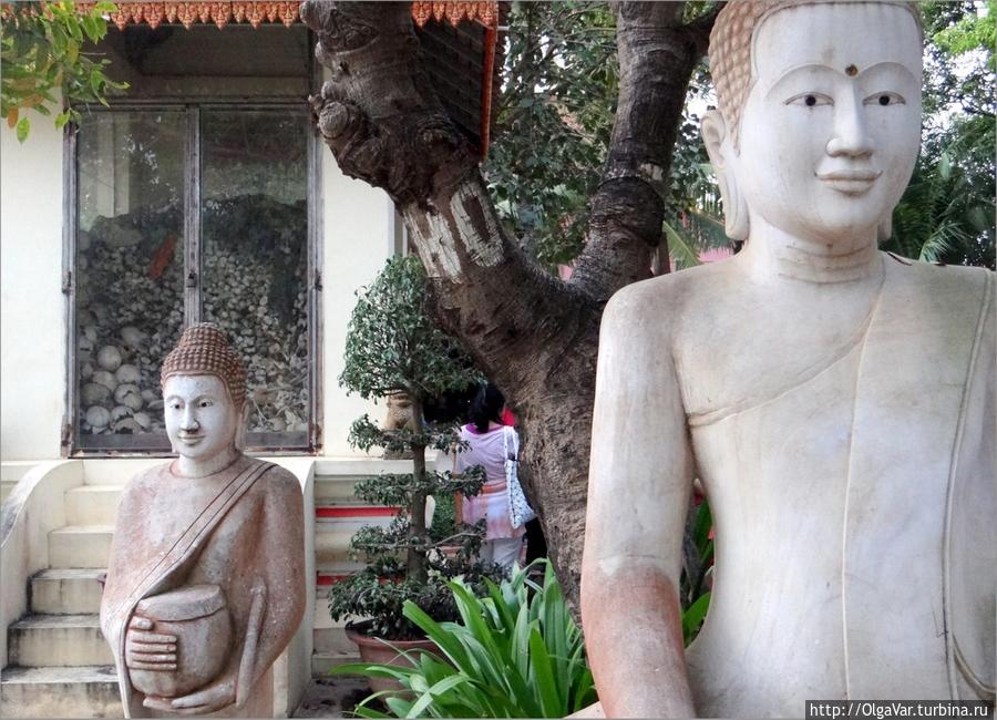 На территории храма Ват Тмей Провинция Сиемреап, Камбоджа