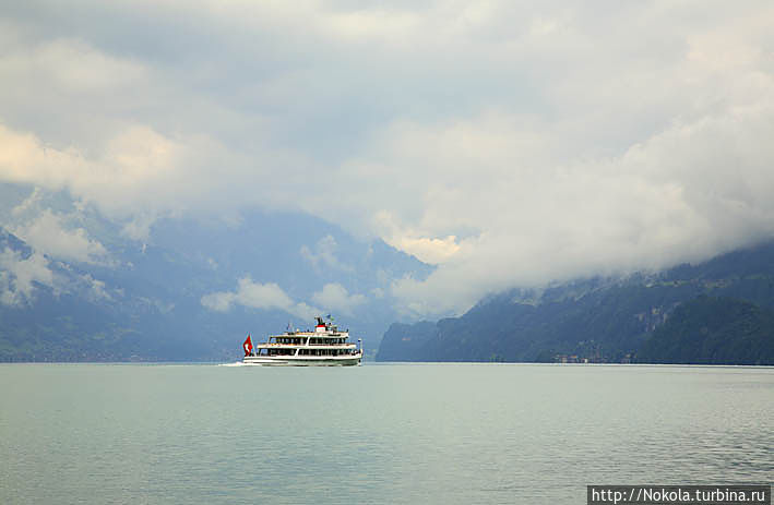 Бриенцское озеро Интерлакен, Швейцария