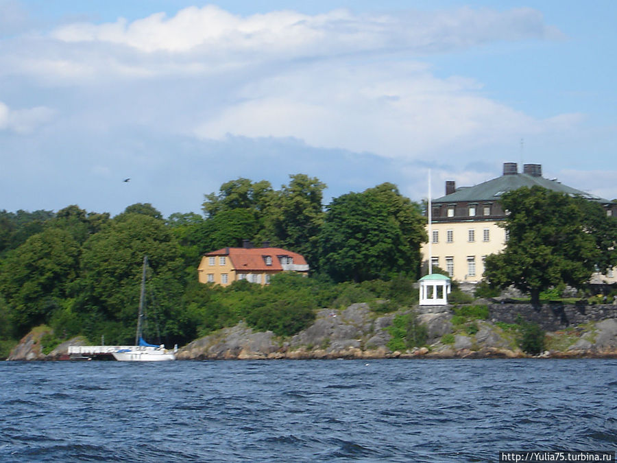 Домик где живет принц Швеции Стокгольм, Швеция