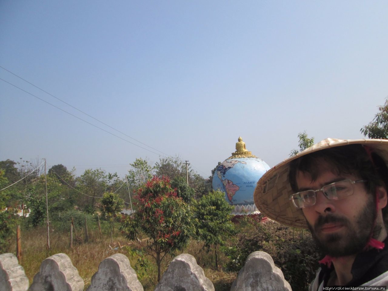 Прогулка к пагоде с глобусом Сипо, Мьянма