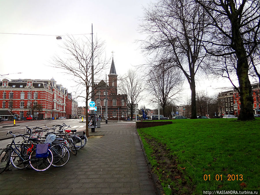 Западнее Западной церкви Амстердам, Нидерланды
