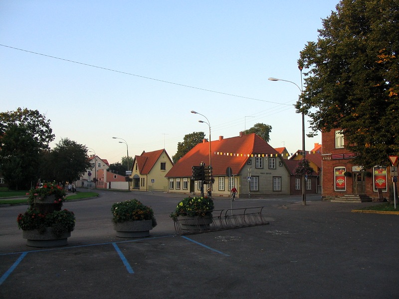 На центральной площади Вильянди, Эстония