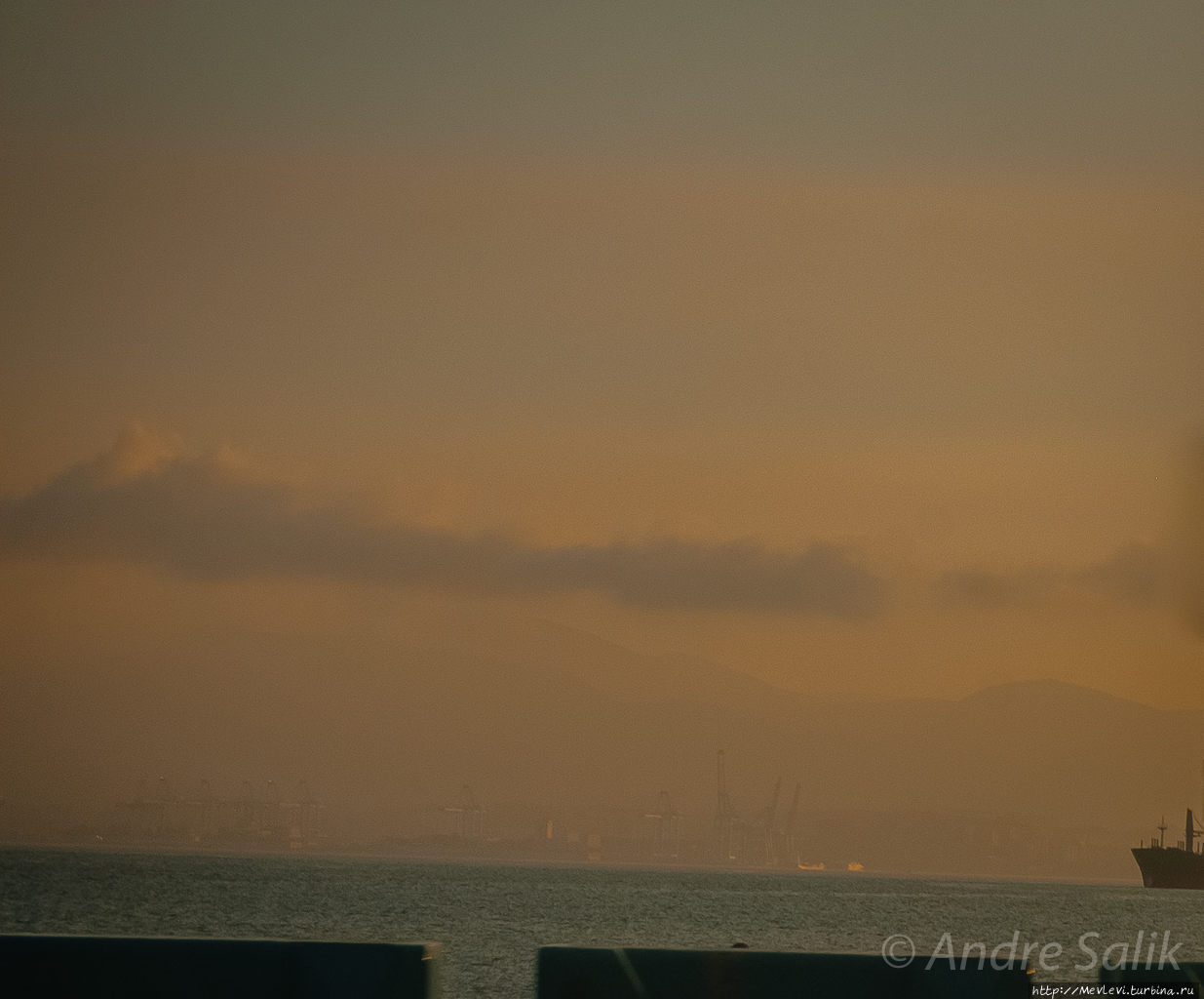 На закате на Гибралтаре Гибралтар