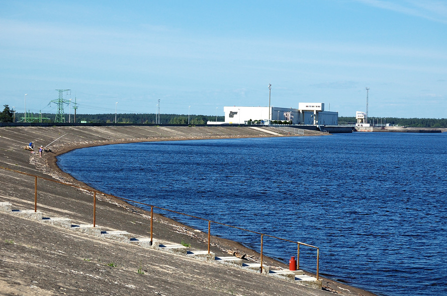 Рижская ГЭС Саласпилс, Латвия