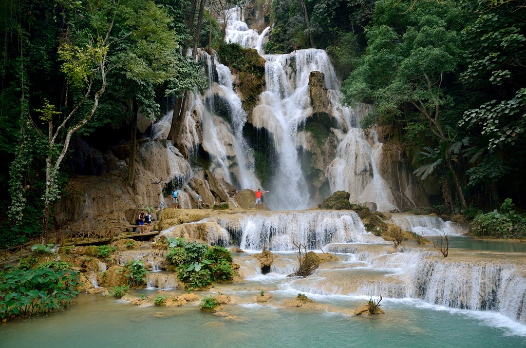 Водопад Куанг Си Луанг-Прабанг, Лаос
