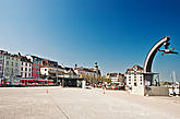 Общий вид порта города Роршах (Швейцария)