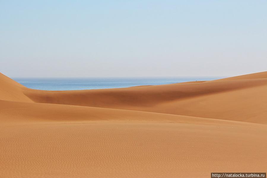 Великая пустыня Намиб с воздуха и с земли.
