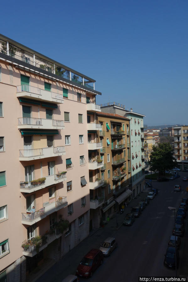 Вид из окна Верона, Италия