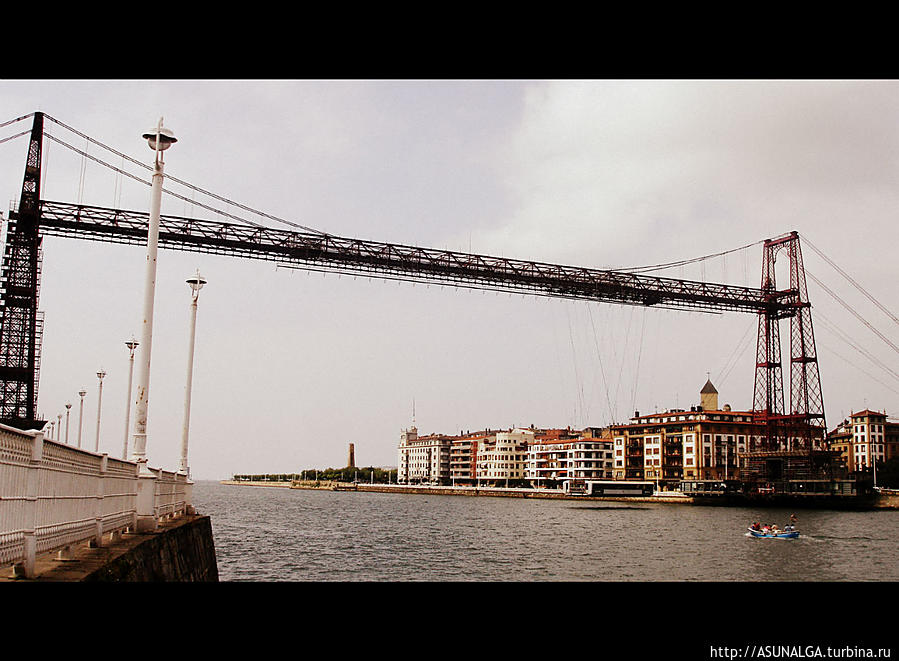 Первый летающий паром — Бискайский мост-транспортёр Португалете, Испания