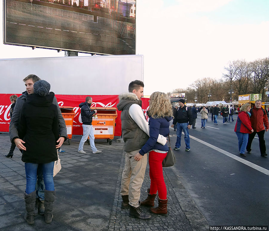 30 декабря у Бранденбургских ворот Берлин, Германия