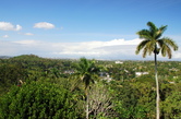 Вид с третьего этажа башни на Гавану