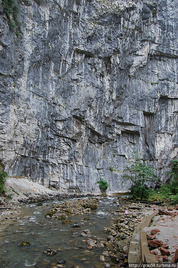 Каньон реки Юпшара Рица Реликтовый Национальный Парк, Абхазия