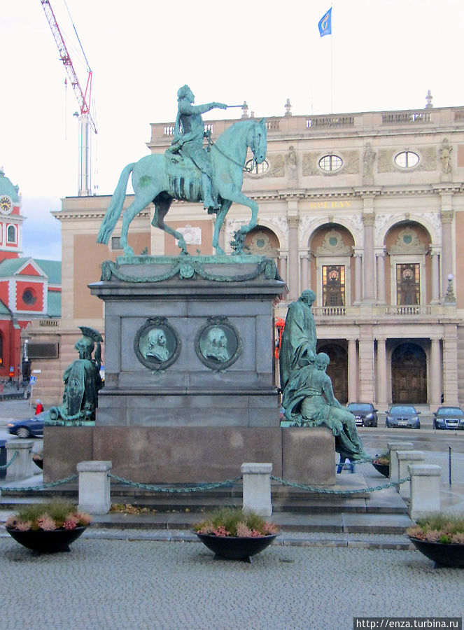 Памятник Королю Густаву Адольфу II Стокгольм, Швеция