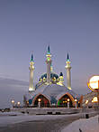 Мечеть Кул Шариф в вечерней подсветке
