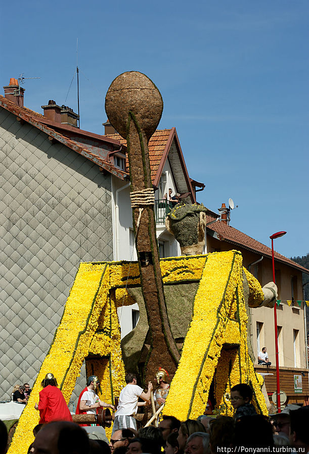 Праздник нарциссов в Жерардмер Лотарингия, Франция