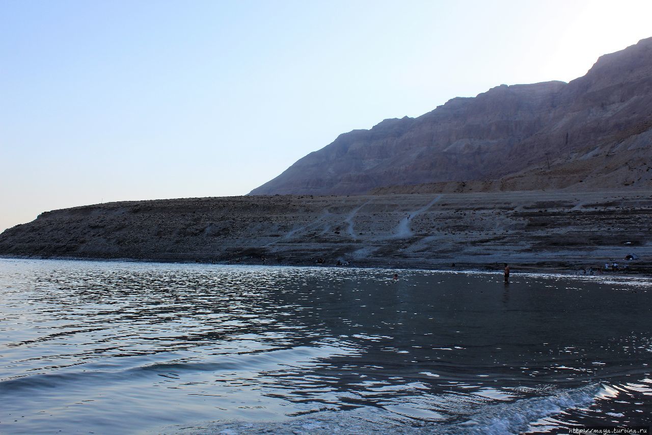 Зимнее купание в Мертвом море Мертвое море, Израиль