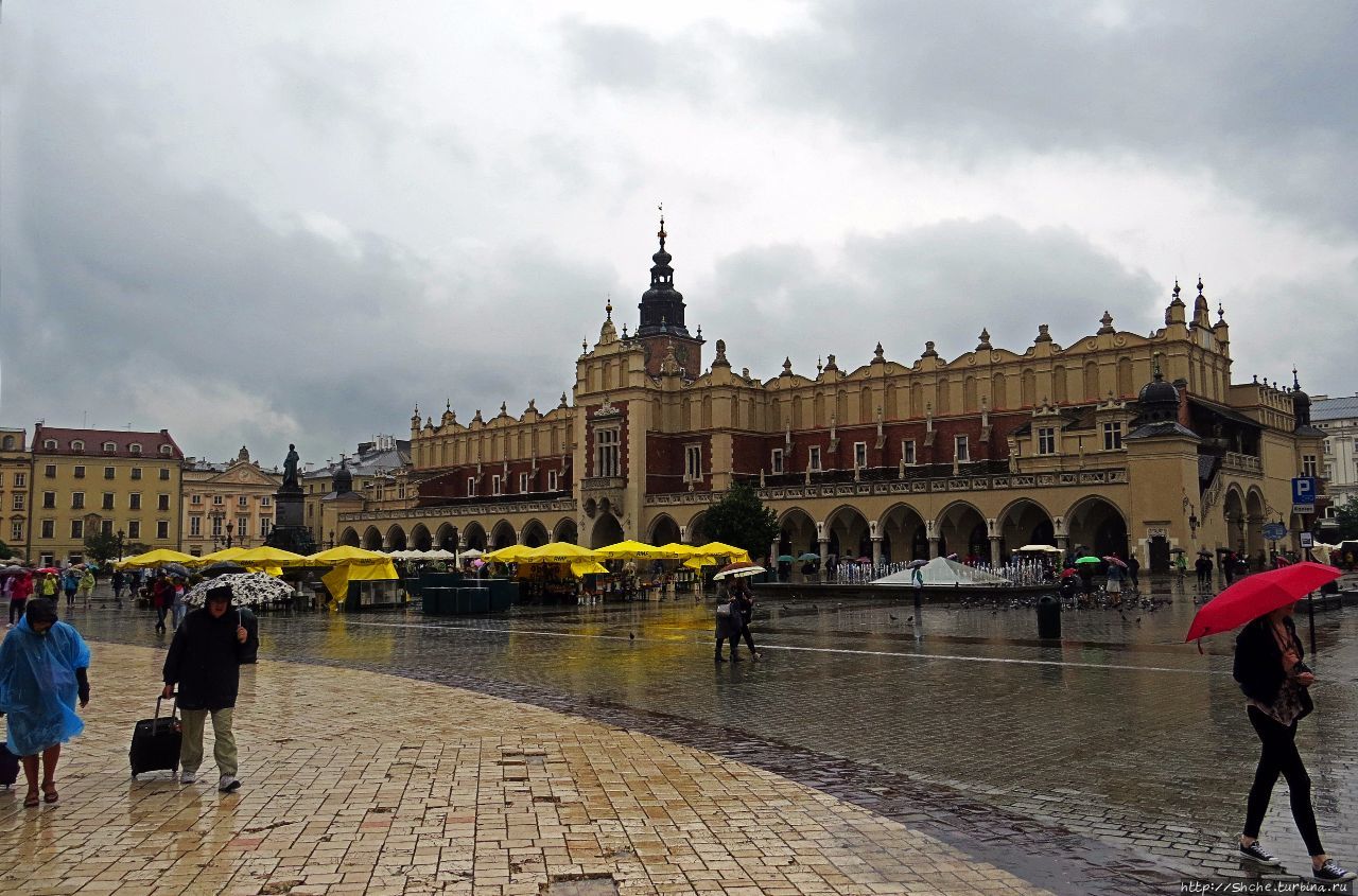 Главная Рыночная площадь Краков, Польша