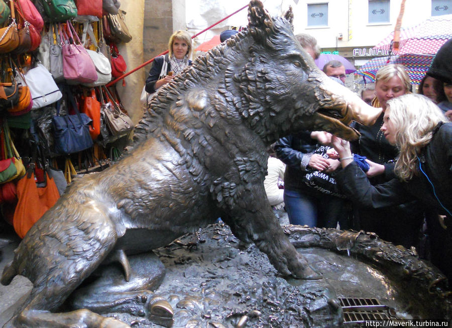 Рынок соломы Дикий кабан. Флоренция, Италия Рынок соломы Дикий кабан. Флоренция, Италия