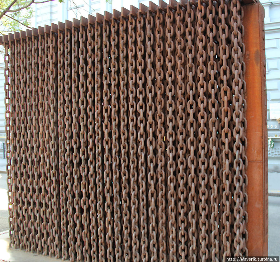 Железный занавес в Будапеште.
По кругу на разных языках, и на русском, так и написано — железный занавес. Железный занавес в Будапеште.
По кругу на разных языках, и на русском, так и написано — железный занавес.