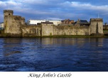 Замок Лимерик, он же замок Короля Джона. Город Лимерик. Стоит на крупнейшей реке всех Британских островов – Шенноне, у начала её лимана. Король Джон – это англо-норманнский король Иоанн Безземельный. Построен в начале XIII века.