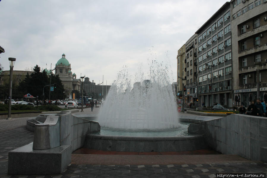 Площадь Николы Пашича Белград, Сербия