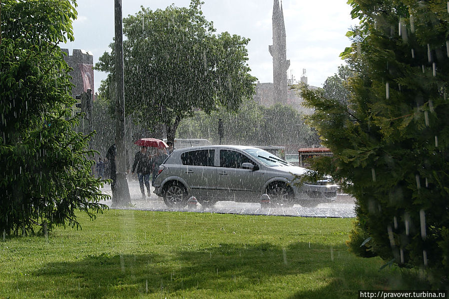Дождь в Кайсери Кайсери, Турция