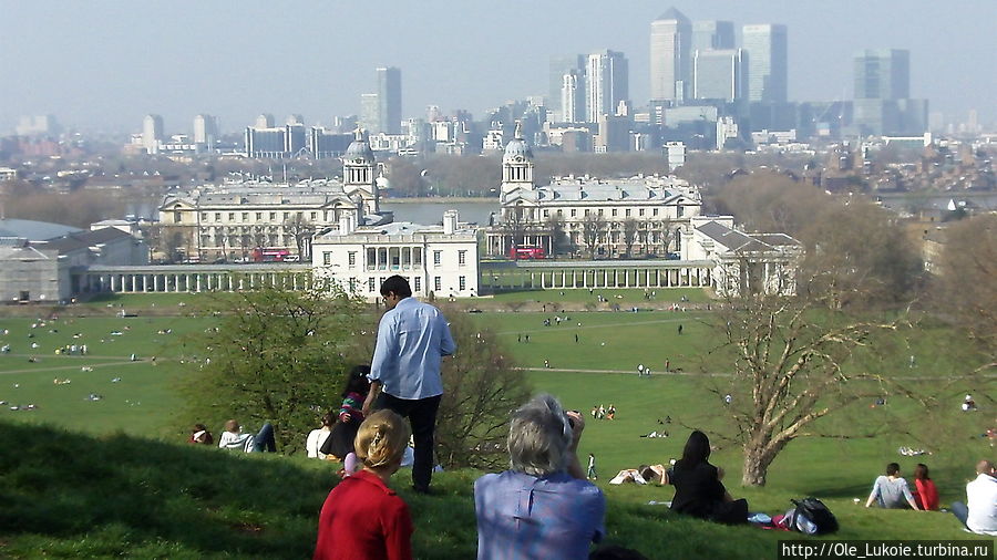 Вид на Лондон из Гринвичского парка