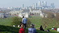 Вид на Лондон из Гринвичского парка