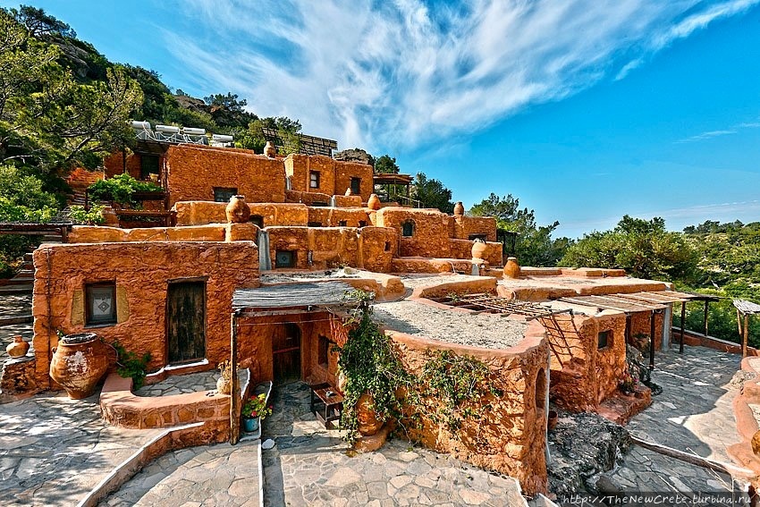 Одна из деревень Крита Остров Крит, Греция