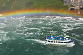 В солнечную погоду в мельчайших водных брызгах образуются многоцветные радуги.