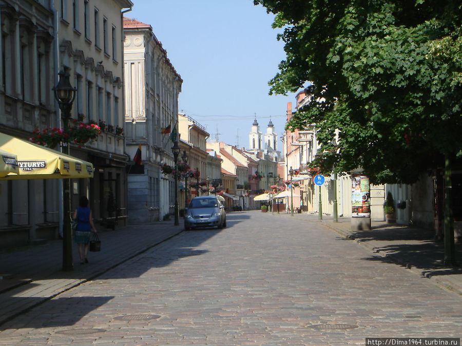 впереди старый город Каунас, Литва