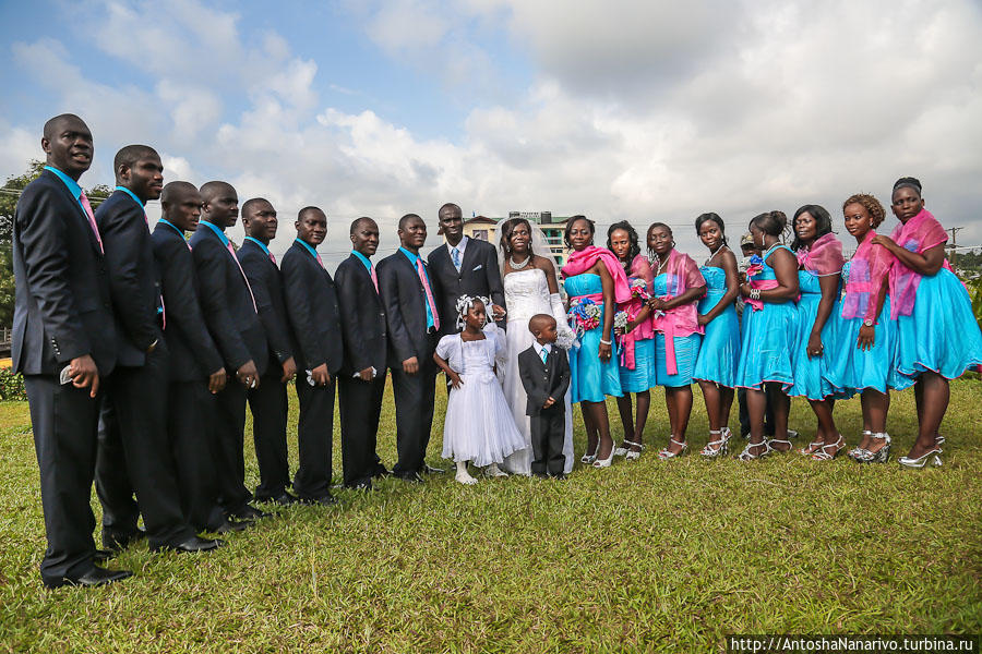 Современная либерийская свадьба Монровия, Либерия