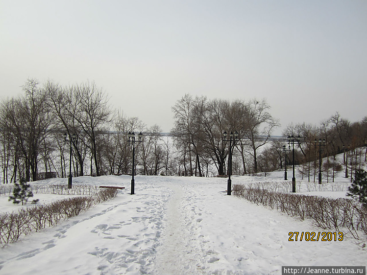 в некоторых местах парка 