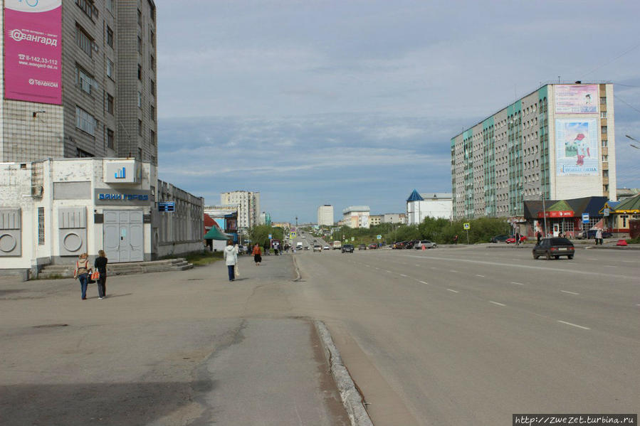 Главная улица Воркуты — Ленина, конечно Воркута, Россия