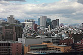 Вид с верхнего этажа замка Осаки