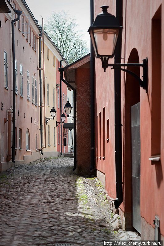 Старые улочки Турку сохранили романтическое очарование старины Турку, Финляндия