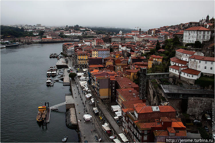 Вид на старый город Порто