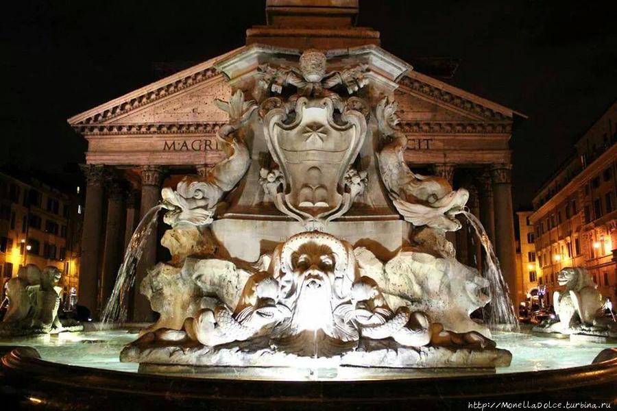 Площадь Ротонда — Пантеон Рим, Италия