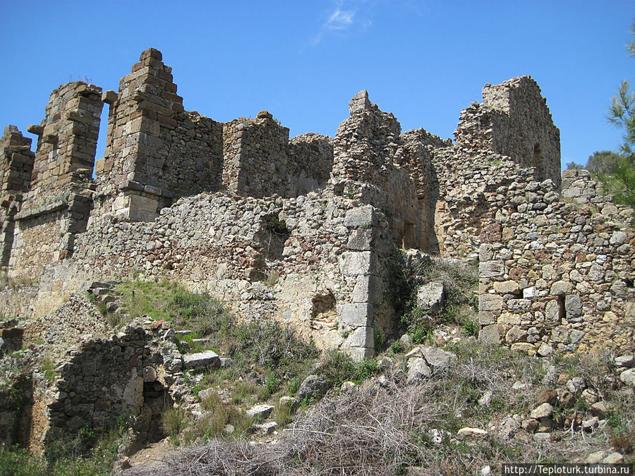 Кале и Сиедра — старинные крепости Аланьи Алания, Турция