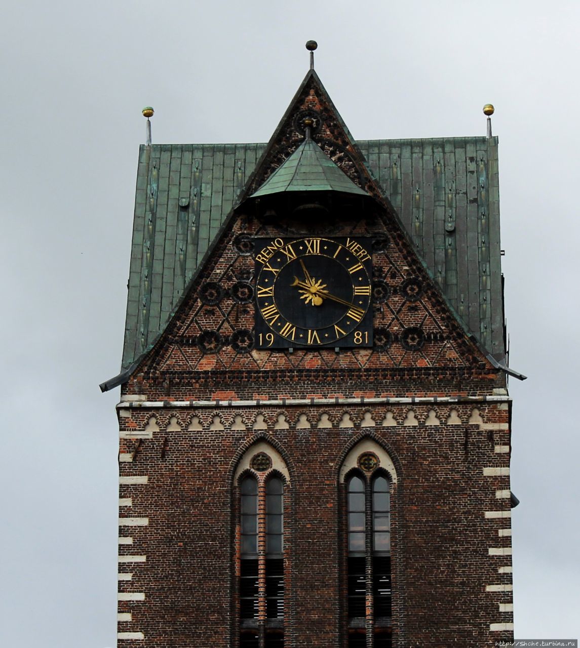 Башня бывшей церкви Святой Марии Висмар, Германия